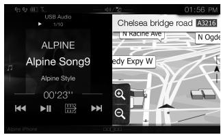 ALPINE INE-W997E46 - Pasar de la pantalla de fuentes de audio a una pantalla española - 4