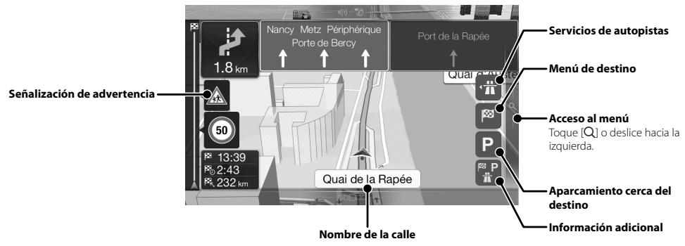 ALPINE INE-W997E46 - Funciones de mapas - 2