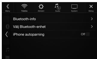 ALPINE INE-W997E46 - Tryck på [Välj Bluetooth-enhet]. - 1