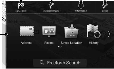 ALPINE INE-W997E46 - Navigation Menu - 1