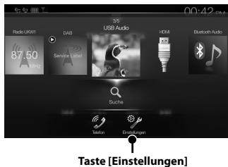 ALPINE INE-W997E46 - Berühren Sie die Taste [Einstellungen] auf dem Menübildschirm. - 1