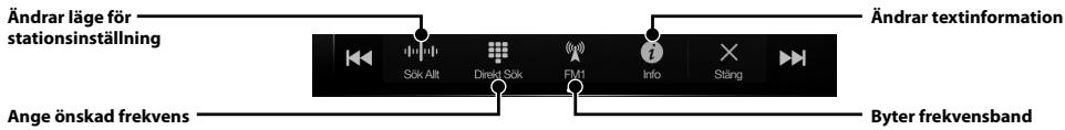 ALPINE INE-W997E46 - Radio/RDS-användning - 2