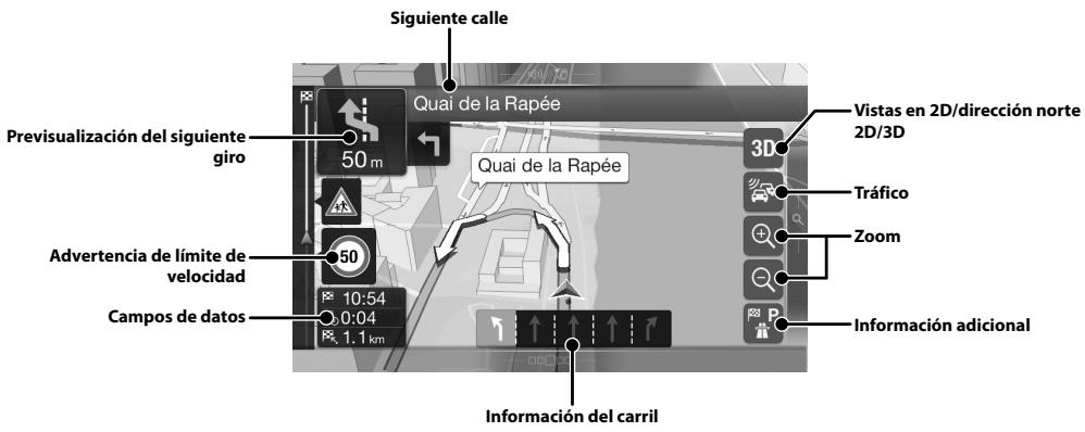 ALPINE INE-W997E46 - Funciones de mapas - 1