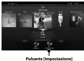 ALPINE INE-W997E46 - Toccare il pulsante [Impostazione] nella schermata Menu. - 1
