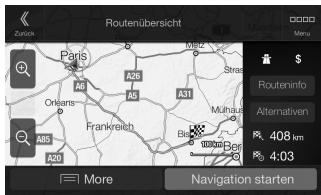 ALPINE INE-W997E46 - Aufrufen der Karte - 5