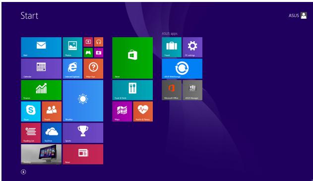 ASUS P302LA-FN0022G - Startbildschirm - 1