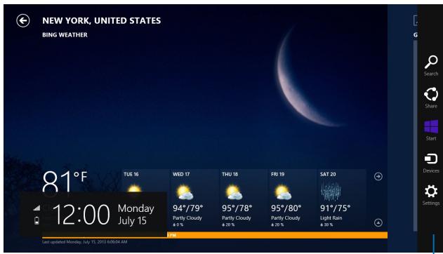 ASUS P302LA-FN0022G - Charms-Leiste - 1