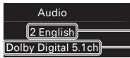 ALPINE IVE-W560BT - Soändern Sie die Audiosprache/das Audioformat - 1