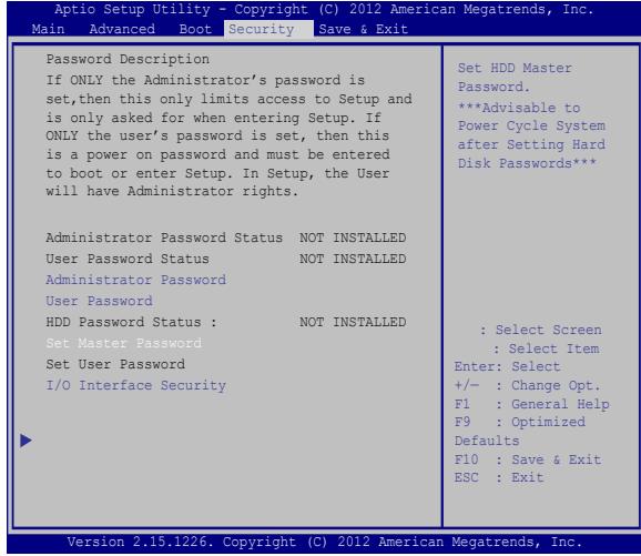 ASUS X302LA - Set Master Password (Master-Kennwort festlegen) - 1