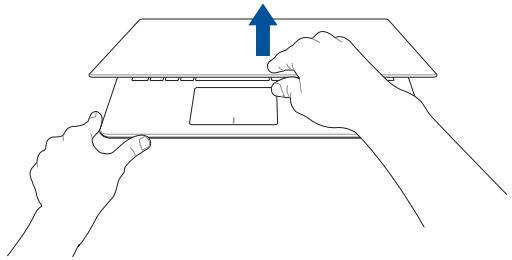 ASUS X302LA - Display zum Öffnen anheben. - 1
