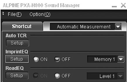 ALPINE RUX-C800 - Cliquez sur [], puis sélectionnez [memory 1] ou [memory 2] et cliquez dessus. - 1