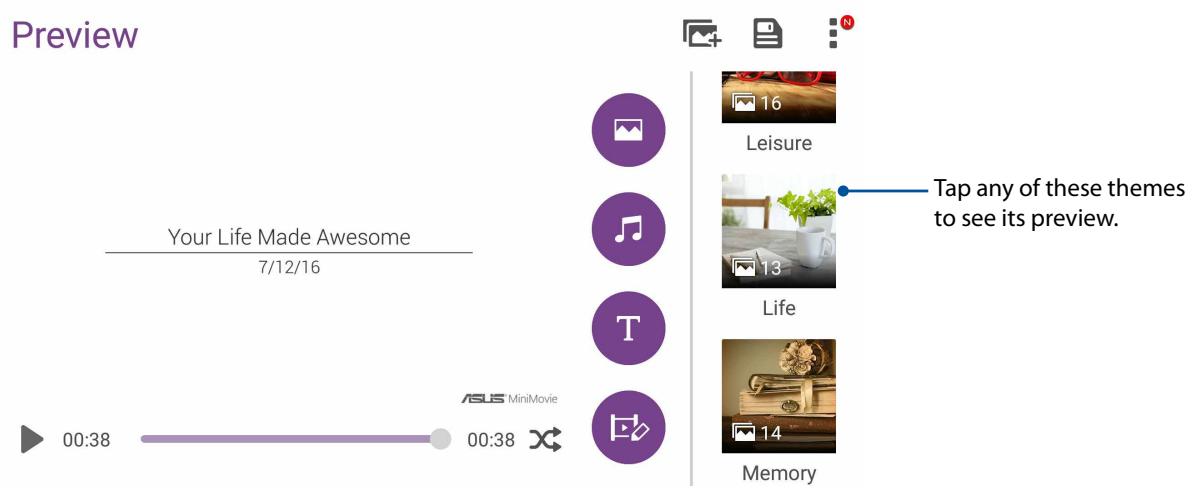 ASUS ZENFONE 3 LASER ZC551KL - Using MiniMovie - 1