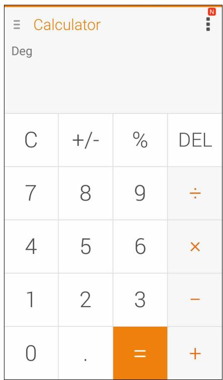 ASUS ZENFONE 3 LASER ZC551KL - Calculator screen - 1