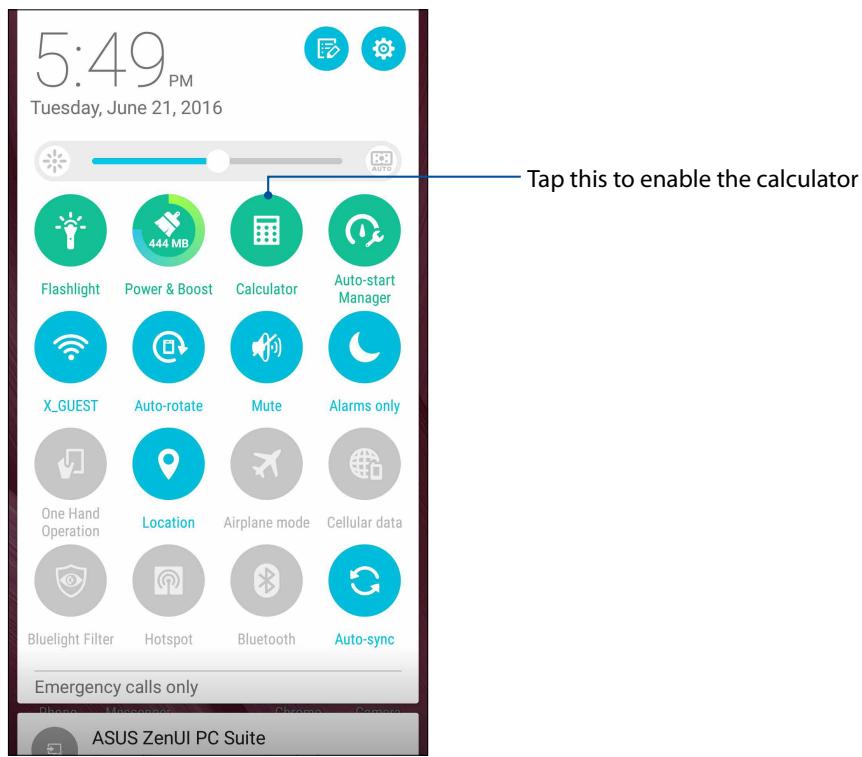 ASUS ZENFONE 3 LASER ZC551KL - Calculator - 1
