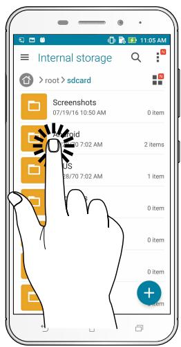 ASUS ZENFONE 3 LASER ZC551KL - Launching apps or selecting items - 2