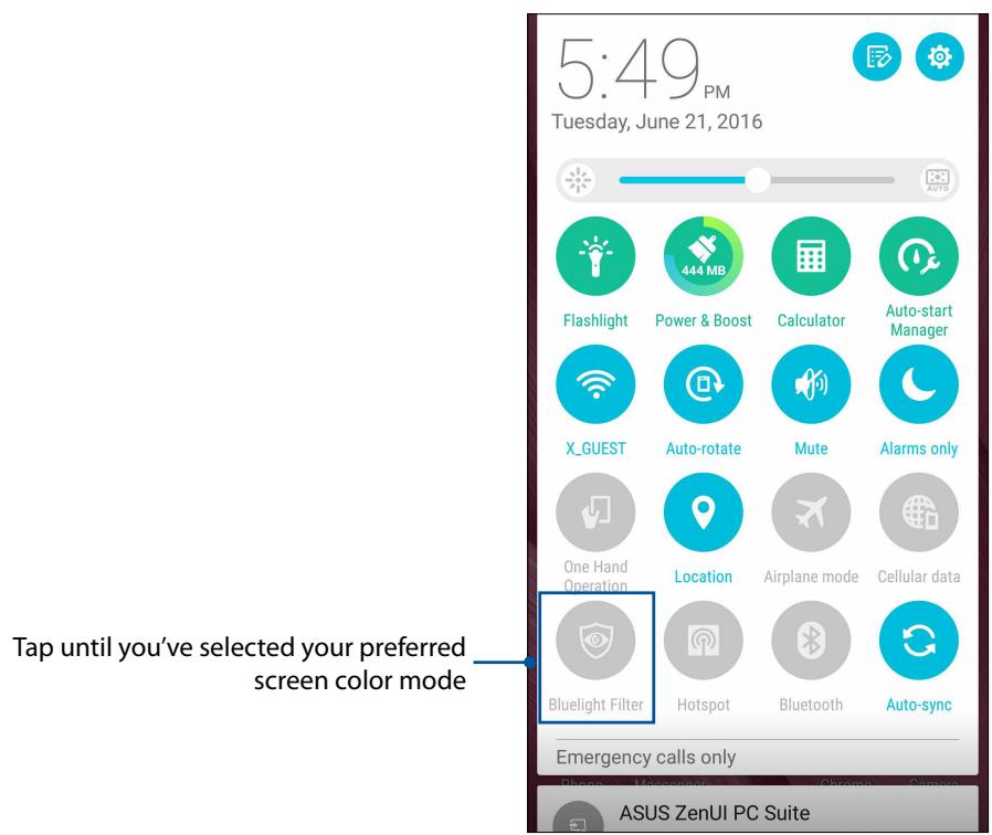 ASUS ZENFONE 3 LASER ZC551KL - Customized mode - 2