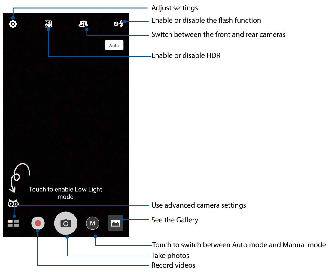 ASUS ZENFONE 3 LASER ZC551KL - Camera home screen - 1