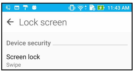 ASUS ZENFONE 3 LASER ZC551KL - Customizing your lock screen - 3