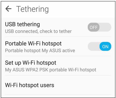 ASUS ZENFONE 3 LASER ZC551KL - Wi-Fi Hotspot - 3