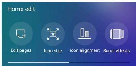 ASUS ZENFONE 3 LASER ZC551KL - Editing your Home screen - 1