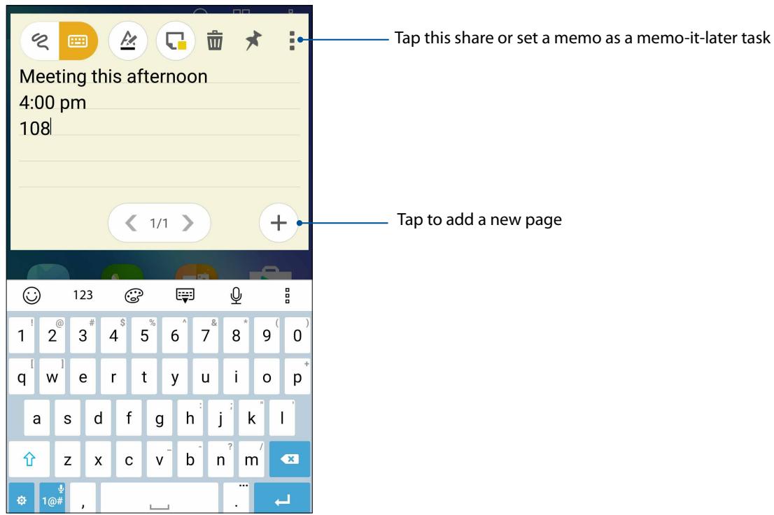 ASUS ZENFONE 3 LASER ZC551KL - Quick memo - 1