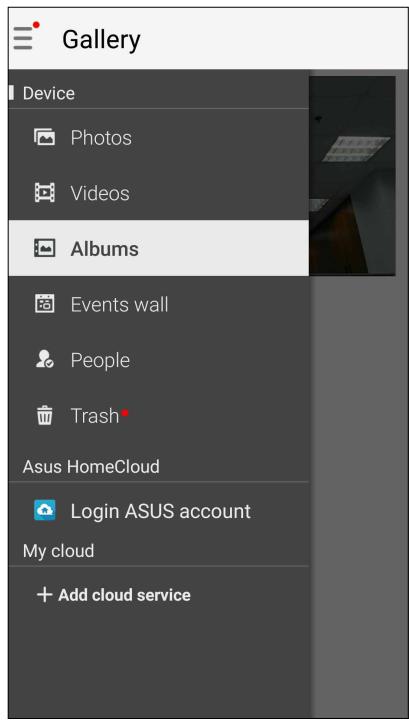 ASUS ZENFONE 3 LASER ZC551KL - Viewing files from your social network or cloud storage - 1