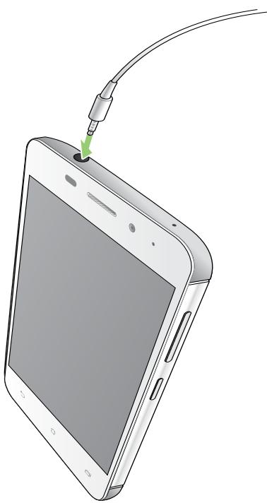 ASUS ZENFONE 3 LASER ZC551KL - Connecting the audio jack - 1