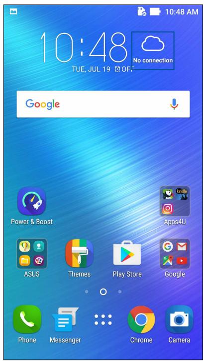 ASUS ZENFONE 3 LASER ZC551KL - Launching the Weather app - 1