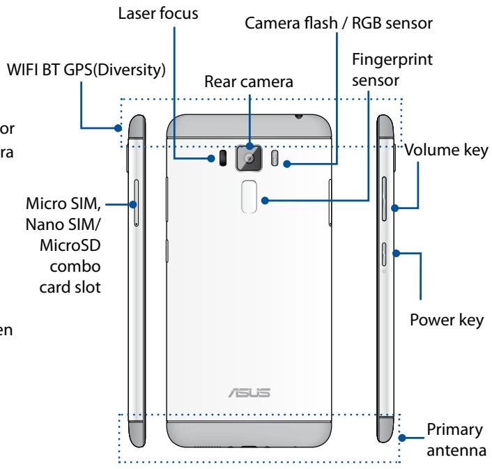 ASUS ZENFONE 3 LASER ZC551KL - Parts and features - 2
