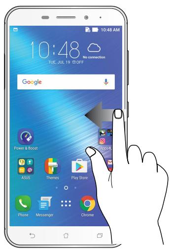 ASUS ZENFONE 3 LASER ZC551KL - Moving through pages or screens - 1