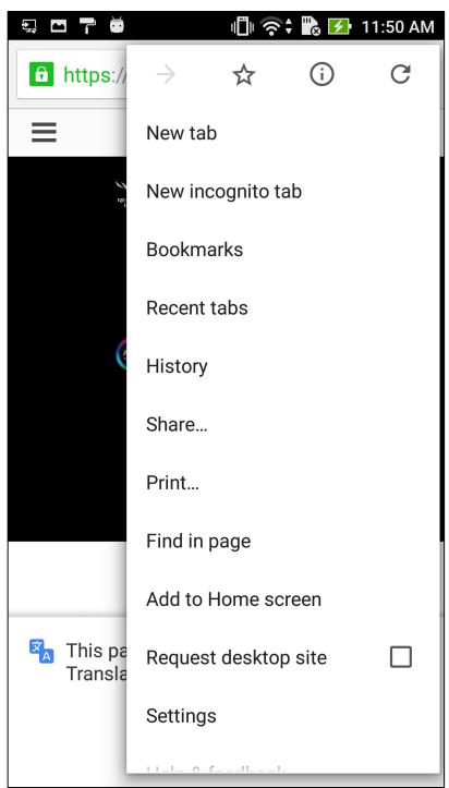 ASUS ZENFONE 3 LASER ZC551KL - Launching Chrome - 1