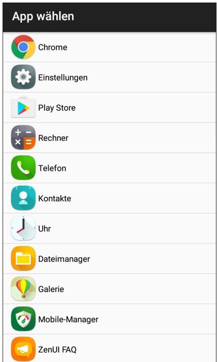 ASUS ZENFONE 4 MAX PLUS - Schnellzugriffschaltflächen verwenden und anpassen - 3