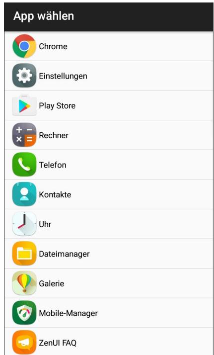 ASUS ZENFONE 4 MAX ZC520KL - Schnellzugriffschaltflächen verwenden und anpassen - 3