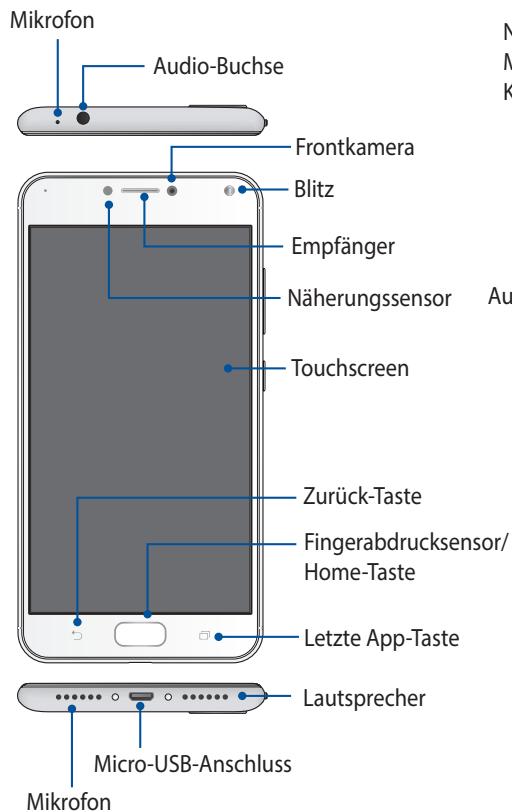 ASUS ZENFONE 4 MAX ZC520KL - Teile und Funktionen - 1