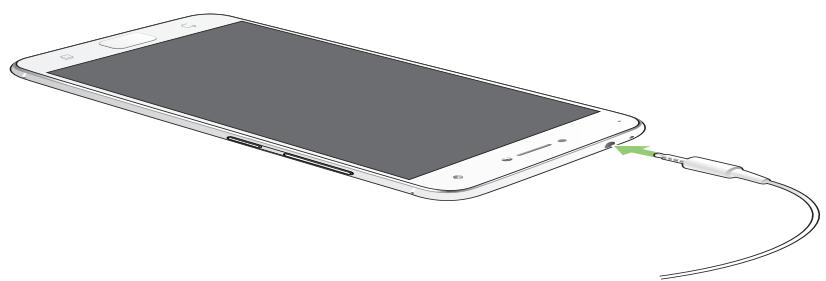 ASUS ZENFONE 4 MAX ZC520KL - Kopfhöreranschluss verbinden - 1