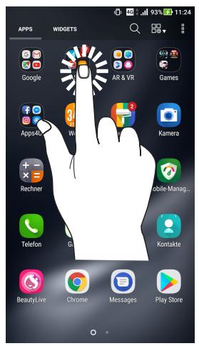 ASUS ZENFONE AR ZS571KL - Apps starten und Elemente auswahlen - 1