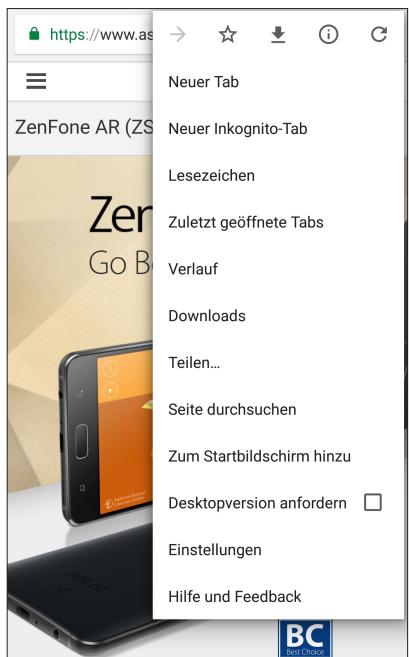 ASUS ZENFONE AR ZS571KL - Chrome starten - 1