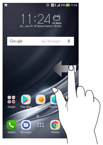ASUS ZENFONE AR ZS571KL - Auf Seiten oder in Bildschirmen navigieren - 1