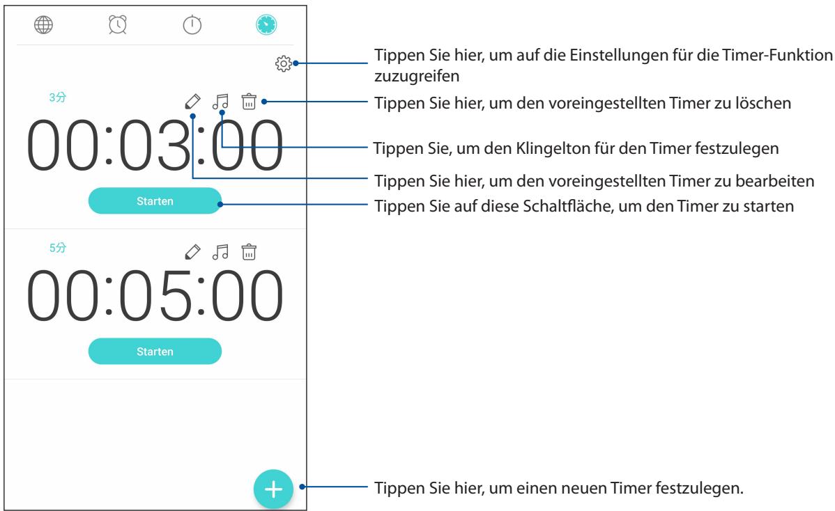 ASUS ZENFONE AR ZS571KL - Den Timer einstellen - 1