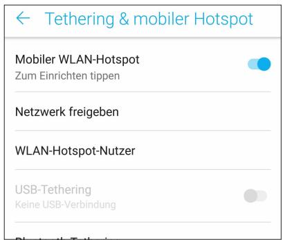 ASUS ZENFONE AR ZS571KL - WLAN-Hotspot - 2