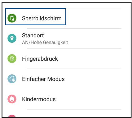 ASUS ZENFONE AR ZS571KL - Ihren Sperrbildschirm anpassen - 1