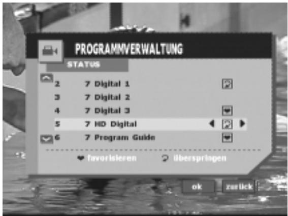 ALPINE TUE-T200DVB - Aufrufen der Untermenüs - 17