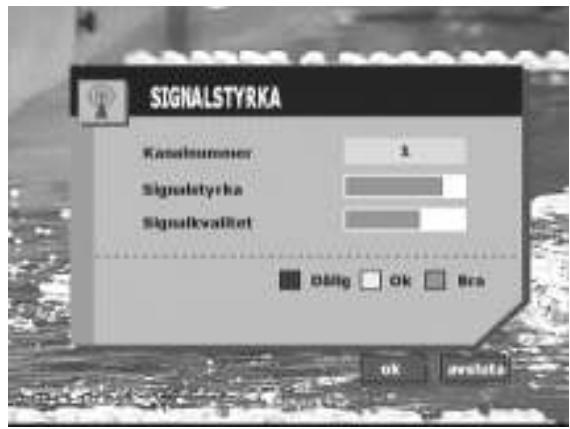 ALPINE TUE-T200DVB - Signalstyrka - 1