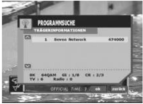 ALPINE TUE-T200DVB - Aufrufen der Untermenüs - 6