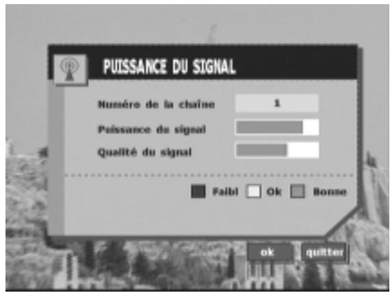 ALPINE TUE-T200DVB - Puissance du signal - 1
