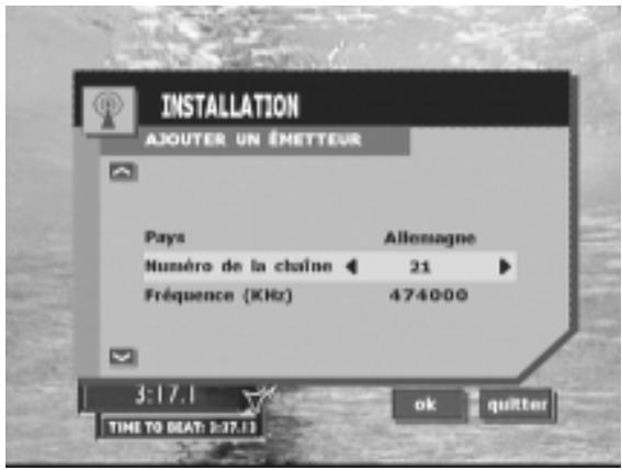ALPINE TUE-T200DVB - Utilisation des sous-menus - 5