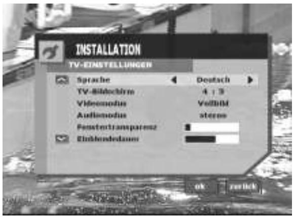 ALPINE TUE-T200DVB - Aufrufen der Untermenüs - 9