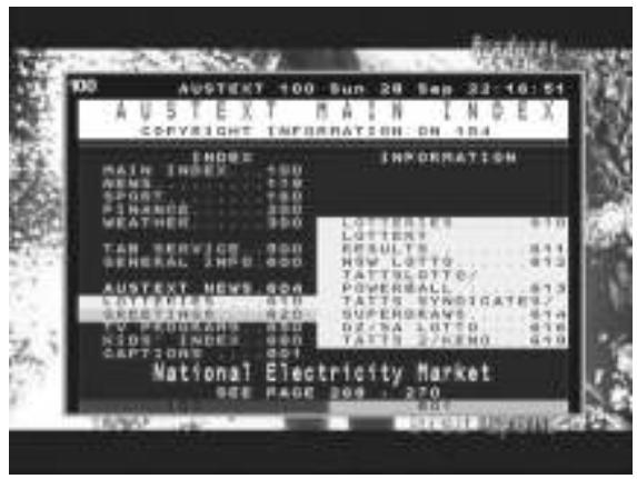 ALPINE TUE-T200DVB - Info decoder - 11