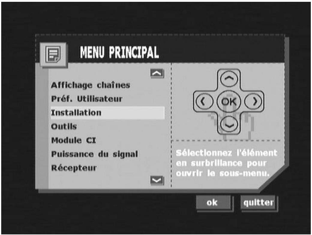 ALPINE TUE-T200DVB - Utilisation des sous-menus - 1