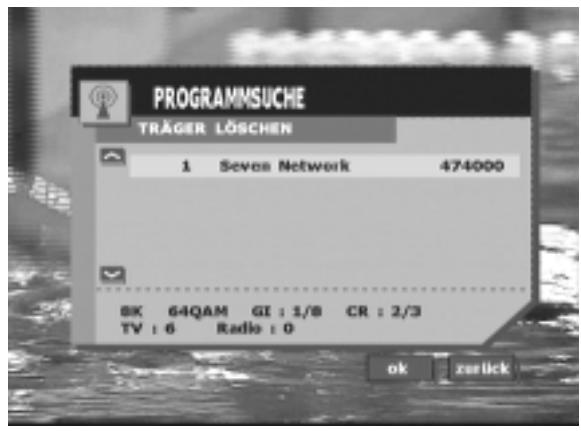 ALPINE TUE-T200DVB - Aufrufen der Untermenüs - 7